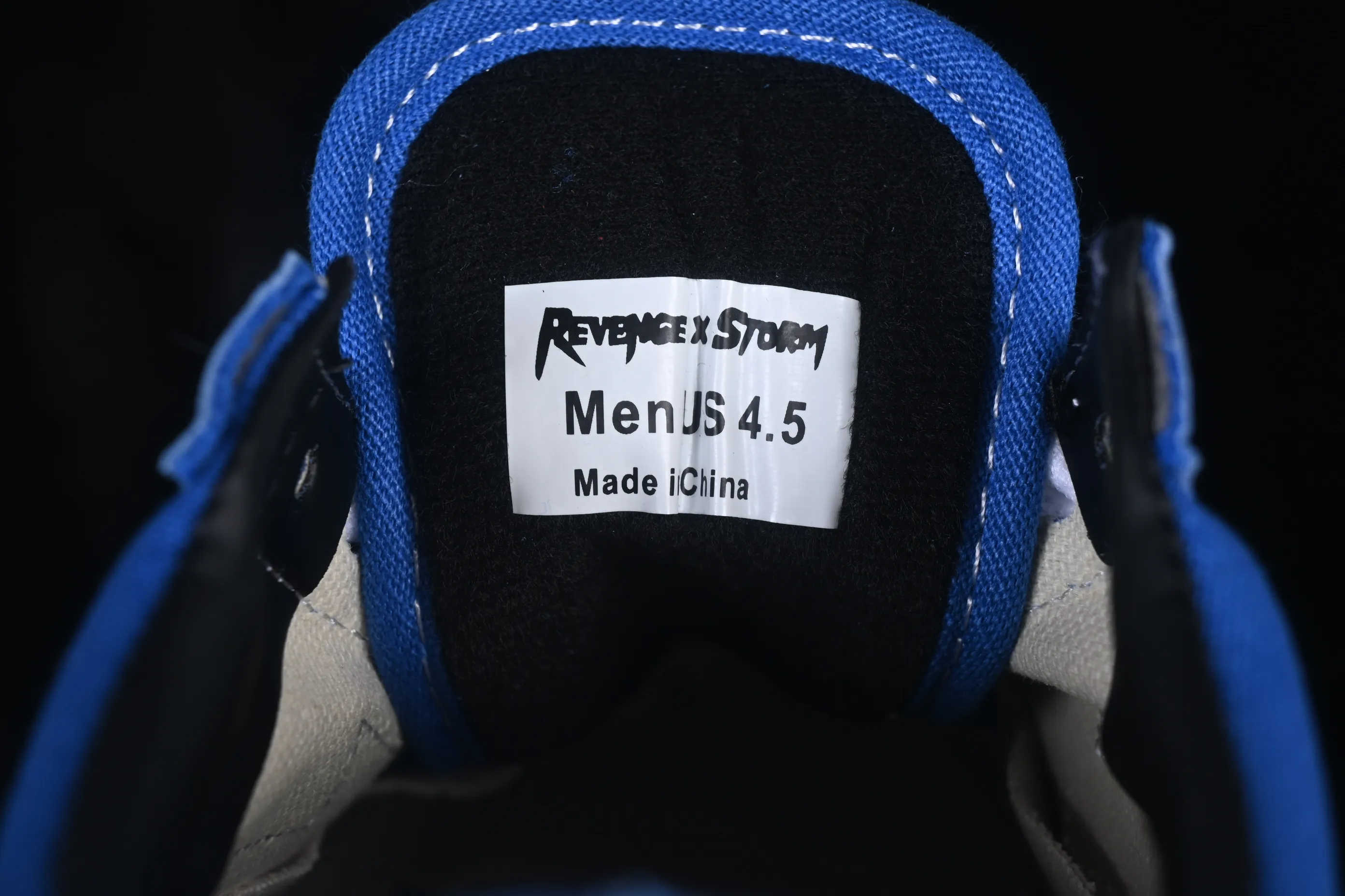 All categories Vans Vans series Vans Low Vans low-top Revenge x Storm Old Skool Lightning joint low-top casual sneakers blue and white
